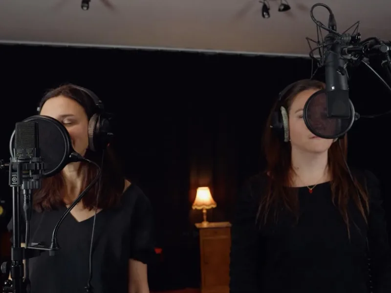 Musiciens filmés pour le clip Studio Pickup